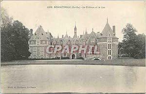 Seller image for Carte Postale Ancienne Bonnetable Sarthe le château et le Lac for sale by CPAPHIL