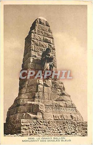 Image du vendeur pour Carte Postale Ancienne Le Grand Ballon Monument des Diables Bleus mis en vente par CPAPHIL