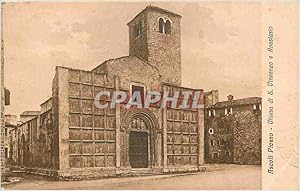 Carte Postale Ancienne Ascoli piceno Chiesa di S.Vinvezo e Anastasio