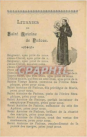 Seller image for Image Litanies de Saint Antoine de Padoue for sale by CPAPHIL