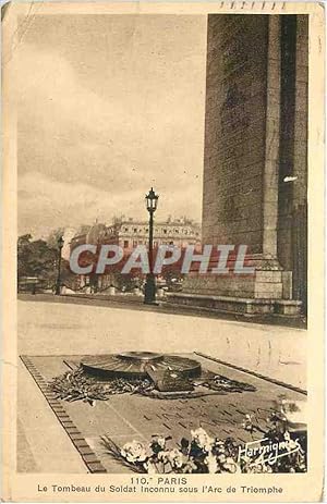 Image du vendeur pour Carte Postale Ancienne Paris Le Tombeau du Soldat Inconnu sous l'Arc de Triomphe mis en vente par CPAPHIL