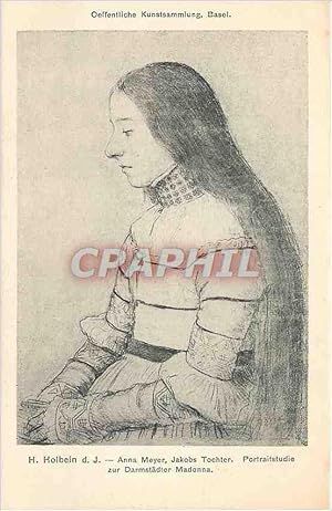 Image du vendeur pour Carte Postale Ancienne Oeffentliche Kunstsammlung Basel H Holbein dJ mis en vente par CPAPHIL