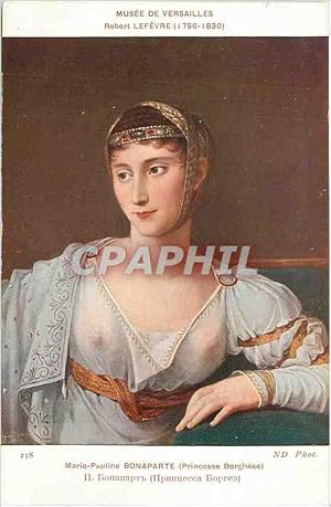 Seller image for Carte Postale Ancienne Musee de Versailles Robert Lefevre Marie Pauline Bonaparte Princesse Borghese for sale by CPAPHIL