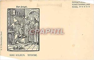 Bild des Verkufers fr Carte Postale Ancienne Der Artzet Hans Holbein Totentanz zum Verkauf von CPAPHIL