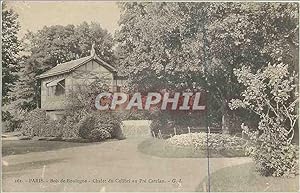 Bild des Verkufers fr Carte Postale Ancienne Paris Bois de Boulogne Chalet du Colibri au Pre Catelan zum Verkauf von CPAPHIL