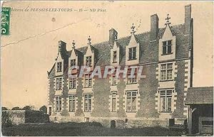 Carte Postale Ancienne Château de Plesses Lez Tours