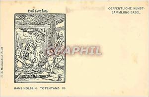 Bild des Verkufers fr Carte Postale Ancienne Hans Holbein Totentanz zum Verkauf von CPAPHIL