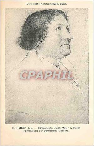 Image du vendeur pour Carte Postale Ancienne Oeffentliche Kunstsammlung Basel H Holbein dJ mis en vente par CPAPHIL