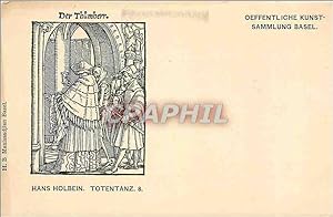 Bild des Verkufers fr Carte Postale Ancienne Der Thumherr Hans Holbein Totentanz zum Verkauf von CPAPHIL