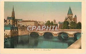 Carte Postale Ancienne Metz La Moyeu Pont