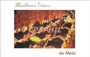 Carte Postale Moderne Meilleurs Voeux de Metz