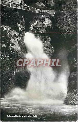 Bild des Verkufers fr Carte Postale Ancienne Trummelbach unterster Fall zum Verkauf von CPAPHIL