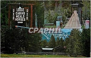 Carte Postale Moderne UXU Lodge Wapiti Wyoming