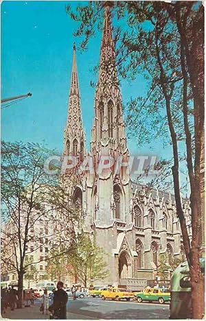 Bild des Verkufers fr Carte Postale Ancienne St Patricks Cathedral New York City zum Verkauf von CPAPHIL