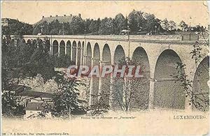 Carte Postale Ancienne Luxembourg Viaduc de la Petrusse ou Passerelle