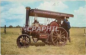 Carte Postale Ancienne Burrell Compound Three Speed Steam Tractor