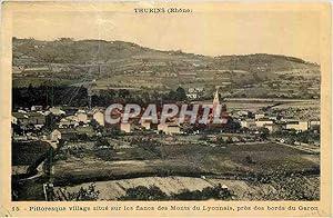 Seller image for Carte Postale Ancienne Thurins Rhone Pittoresque village situe sur les flanes des Monts du Lyonnais pres des bords du G for sale by CPAPHIL