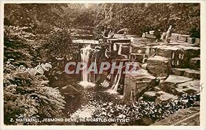 Carte Postale Ancienne Waterfall Jesmond Dene Newcastle on Tyne