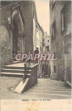 Immagine del venditore per Carte Postale Ancienne Perugia Chiesa a Via Sant Agata venduto da CPAPHIL