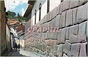 Carte Postale Moderne Typical Street Peru