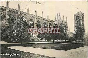 Carte Postale Ancienne New College Oxford