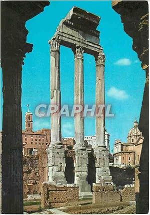 Imagen del vendedor de Carte Postale Moderne Rome Forum Romain Temple de Castor et Pollux a la venta por CPAPHIL