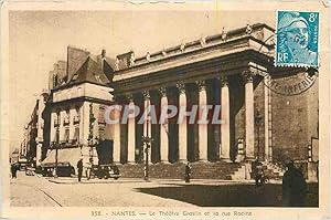 Imagen del vendedor de Carte Postale Ancienne Nantes Le Thtre Graslin et la rue Racine a la venta por CPAPHIL