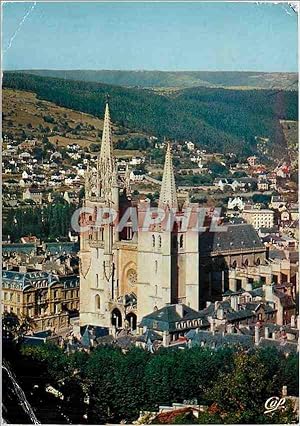 Carte Postale Moderne Mende Lozere La Cathédrale