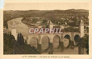 Carte Postale Ancienne Cahors Le Pont de Valentre