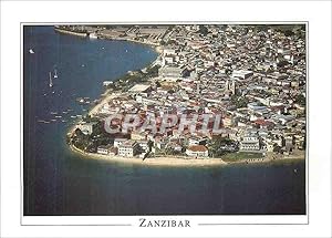 Immagine del venditore per Carte Postale Moderne Zanzibar Aerial view of town coastline venduto da CPAPHIL