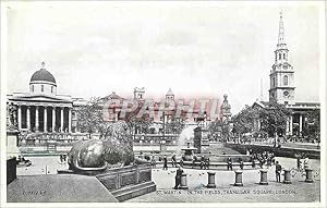 Imagen del vendedor de Carte Postale Ancienne St Martin in the Fields Trafalgar Square London Lion a la venta por CPAPHIL