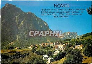 Carte Postale Moderne Novel Haute Savoie vue générale
