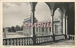 Seller image for Carte Postale Ancienne Torino Castello del Valentino Il Cortle for sale by CPAPHIL