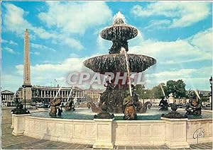 Image du vendeur pour Carte Postale Moderne Paris Jeu d'eau d'une fontaine de la place de la Concorde mis en vente par CPAPHIL
