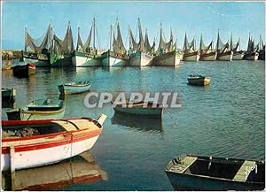 Carte Postale Moderne Port de Peche sur la Cote Bretonne Bateaux