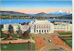 Carte Postale Moderne Geneve Le Palais des Nations