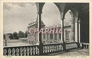 Seller image for Carte Postale Ancienne Torino Castello del Valentino Il Cortle for sale by CPAPHIL