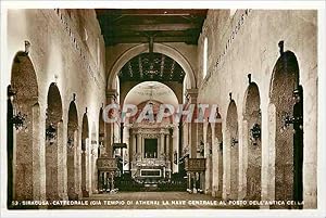 Seller image for Carte Postale Ancienne Siracusa Cattedrale (Gia Tempio di Athena) La Nave Centrale al Posto Dell antica Cella for sale by CPAPHIL