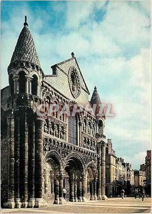 Bild des Verkufers fr Carte Postale Moderne Poitiers Vienne L'glise Notre Dame la Grande chef d'ceuvre de l'art romain poitevin zum Verkauf von CPAPHIL