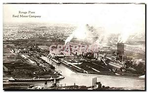 Bild des Verkufers fr Etats Unis Carte Postale Ancienne Rolling Mill Rouge Steel Plant Ford Motor Company Automobile Car Voiture zum Verkauf von CPAPHIL