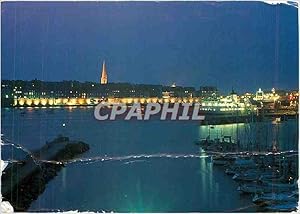 Seller image for Carte Postale Moderne La Bretagne en Couleur Saint Malo Illumination des Remparts for sale by CPAPHIL