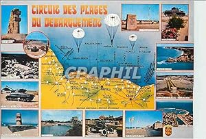 Carte Postale Moderne Normandie France Circuit des plages du Debarquement Juin 1944 Militaria