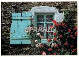 Imagen del vendedor de Carte Postale Moderne Serie Fenetres Fleuries n°1 a la venta por CPAPHIL