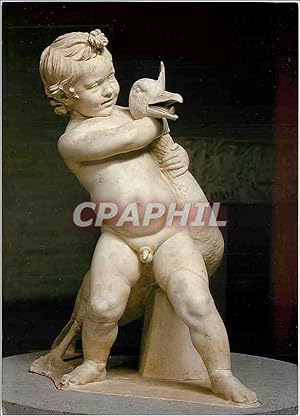 Seller image for Carte Postale Moderne Munchen Glyptothek Knabe mit Gans Romische Kopie einem for sale by CPAPHIL