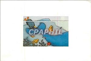 Bild des Verkufers fr Carte Postale Moderne Aquarelle de Marcus Pfister Baleine zum Verkauf von CPAPHIL