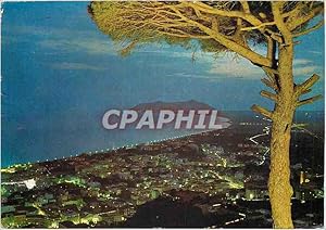 Imagen del vendedor de Carte Postale Moderne Terracina Panorama de le mont Jupiter nocturne a la venta por CPAPHIL