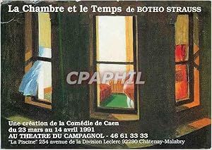 Bild des Verkufers fr Carte Postale Moderne La Chambre et le Temps de Botho strauss une creation de la Comedie de Caen zum Verkauf von CPAPHIL
