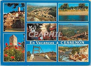 Carte Postale Moderne En Vacances a Cessenon