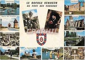 Bild des Verkufers fr Carte Postale Moderne Le Bocage Vendeen au pays des Chouans Chantonnay Maillezais Chataigneraie zum Verkauf von CPAPHIL