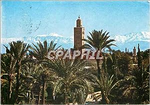 Imagen del vendedor de Carte Postale Moderne Le Maroc Pittoresque Marrakech Koutoubia Grand Atlas a la venta por CPAPHIL